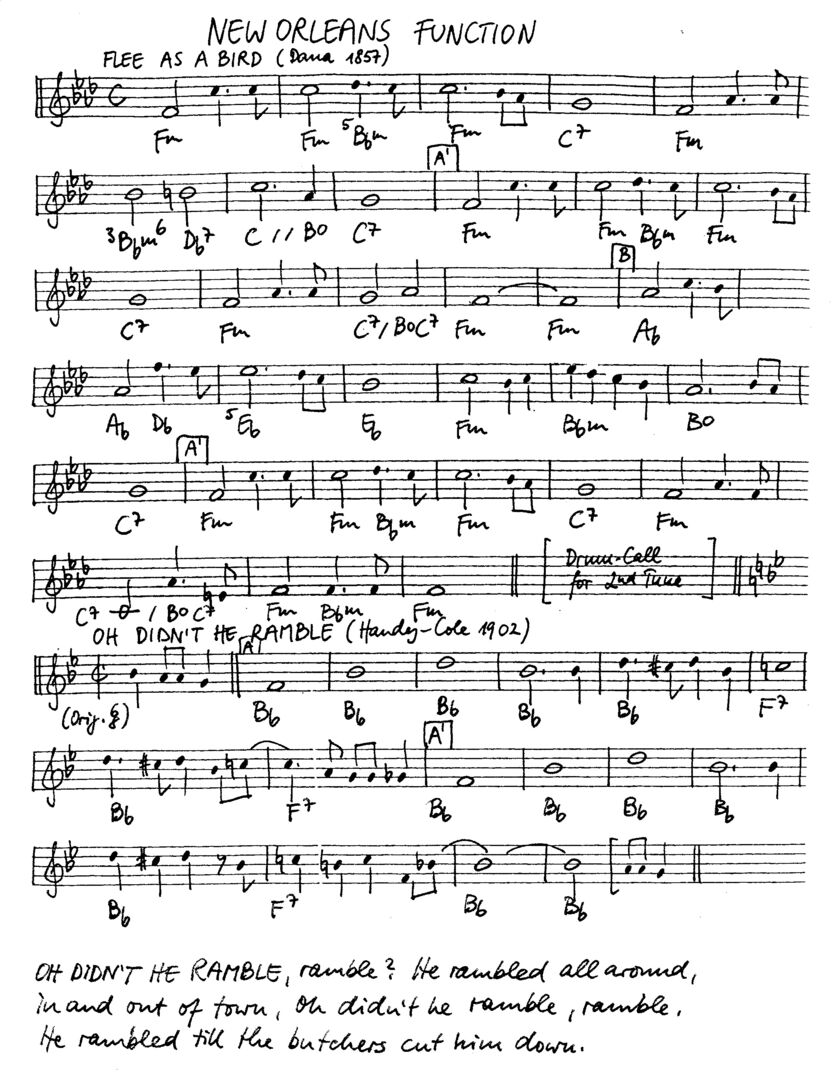 new orleans function leadsheet – book us for your next 20s or gatsby event